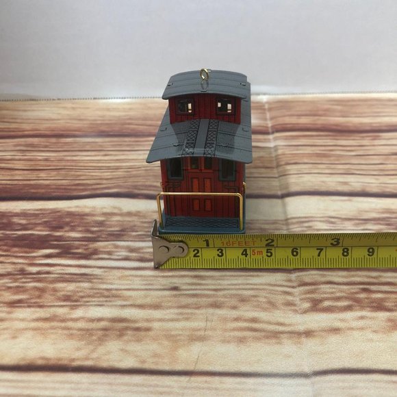 Hallmark Keepsake Ornament Yuletide Central, Caboose, Train, #5, 1998, Box 90s - Picture 10 of 14